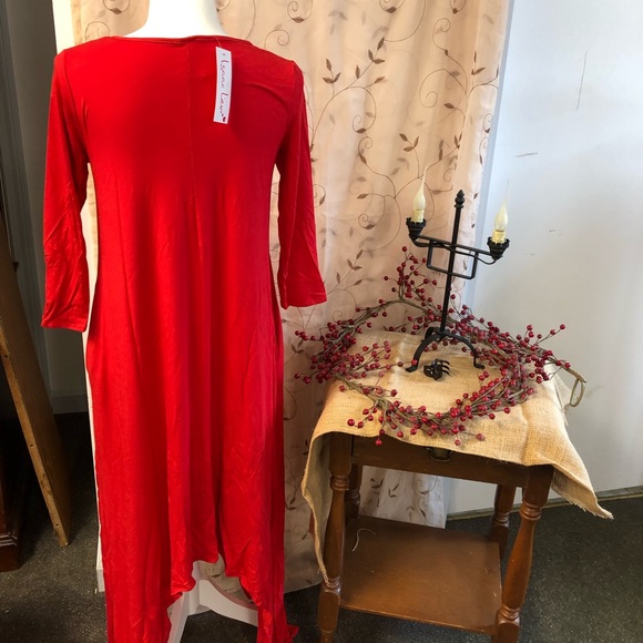 Pocket sidetail hi-low Dress - Picture 3 of 4